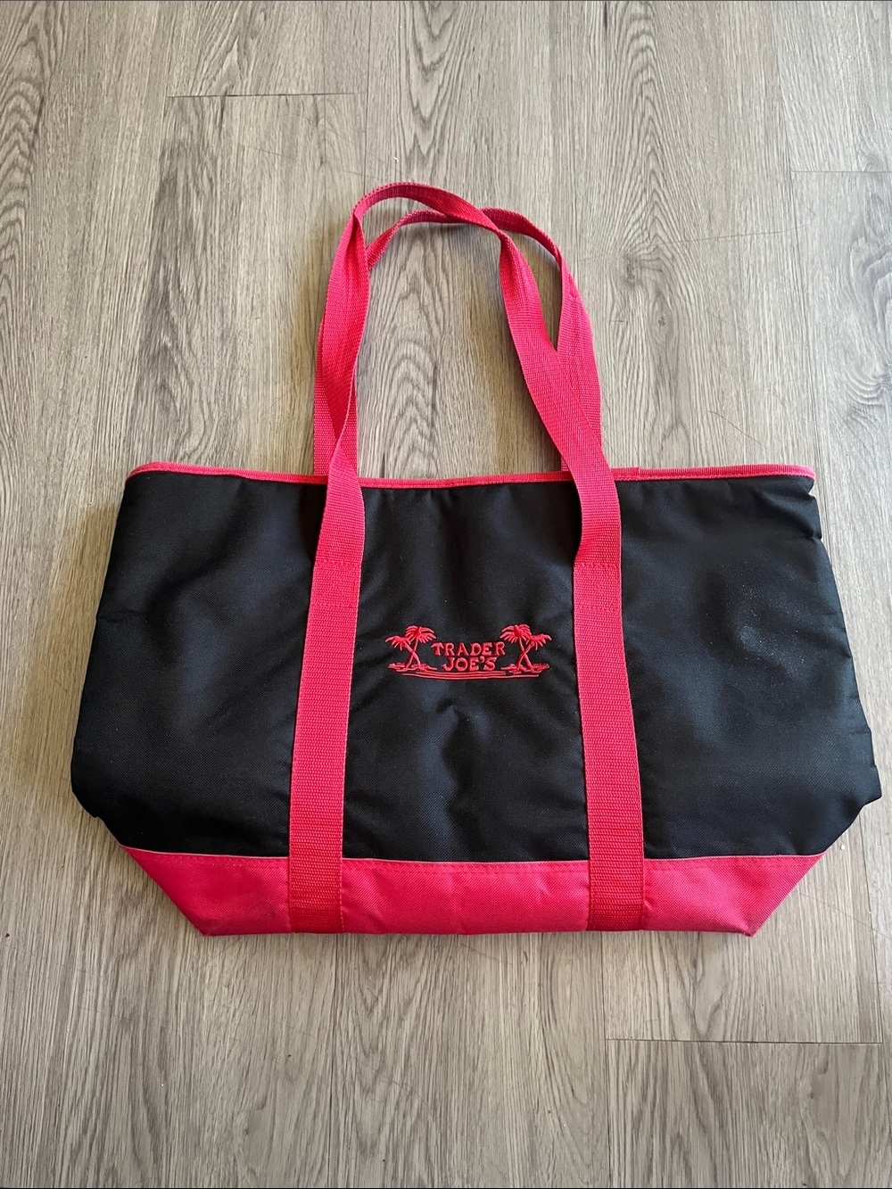 Black and red Trader Joe’s tote Preloved